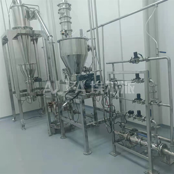 埃爾派原料藥陶瓷內(nèi)襯氣流粉碎機案例